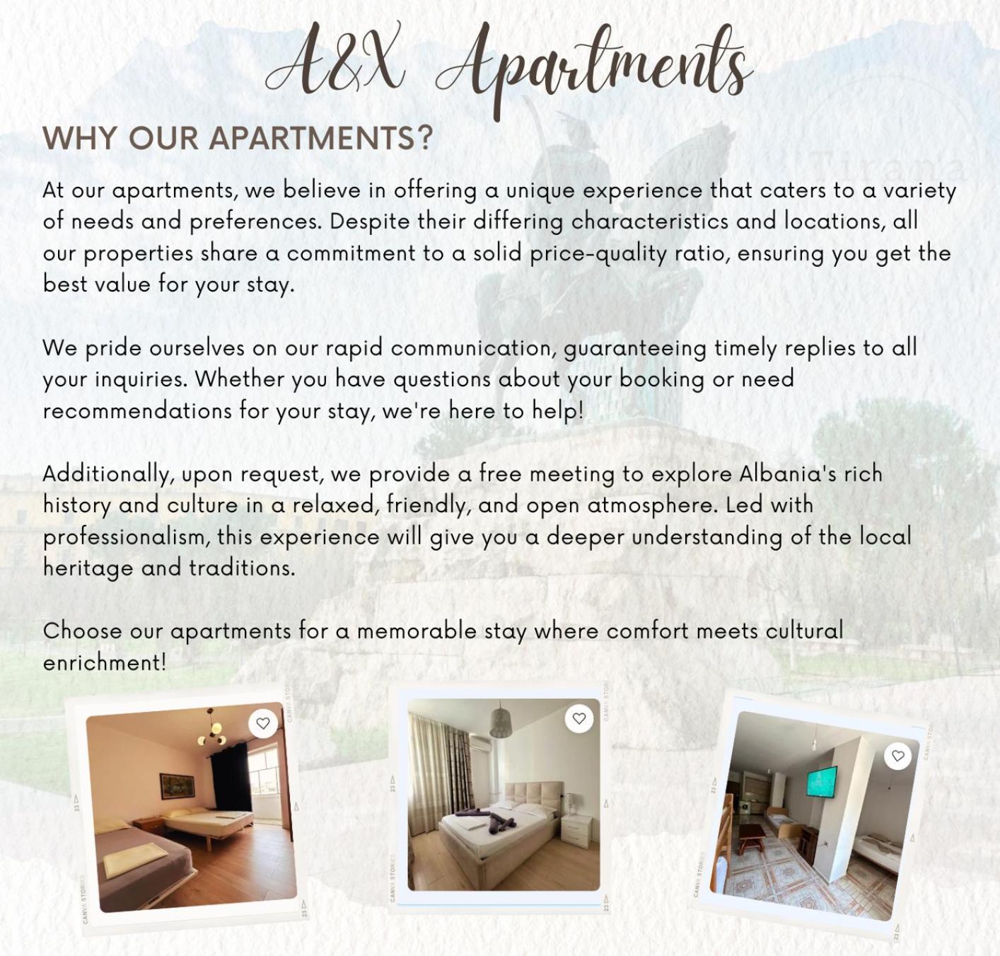 A&X Cozy And Tranquil Apartment - 24H Self Check-In ティラナ エクステリア 写真